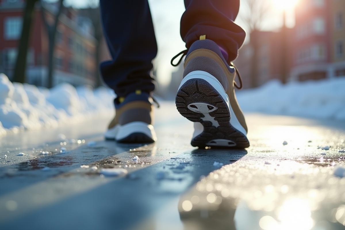 Marcher sans glisser : astuces et techniques pour une démarche sécurisée