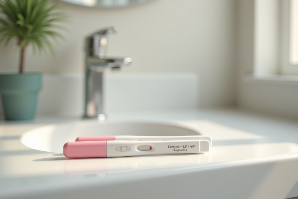 Deux tests de grossesse positifs pour jumeaux